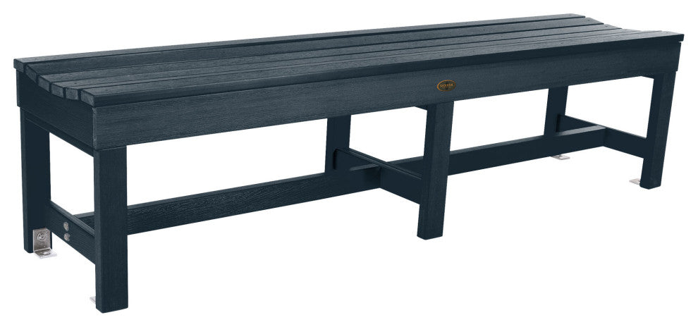 Sequoia Weldon 6' Backless Picnic Bench, Federal Blue