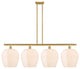 Innovations 516-4I-SG-G461-12-LED 4 Light 50" Island Light, Satin Gold