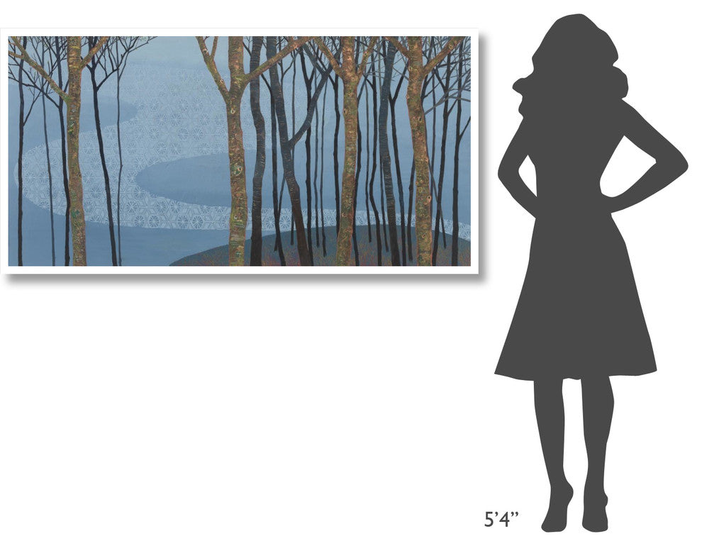 "Katonah II" Digital Paper Print by Kathrine Lovell, 62"x32"
