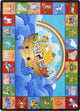 Kid Essentials Rug, Noah's Alphabet Animals, 7'8"x10'9"