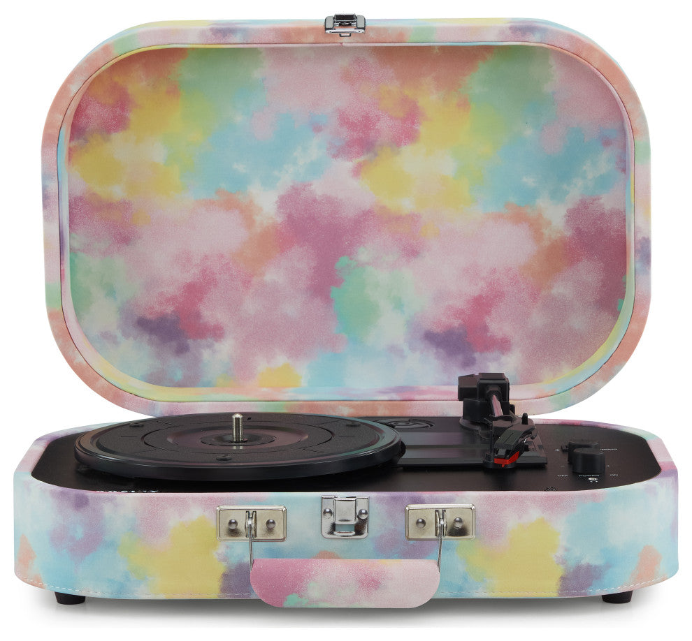 Discovery Bluetooth Vinyl Record Player, Tie-Dye