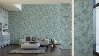 Floral Textured Wallpaper Featuring Tree Branches And Leaves, 374203