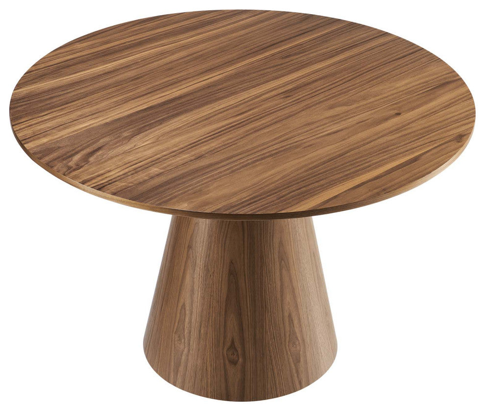 Provision 47" Round Dining Table, Walnut