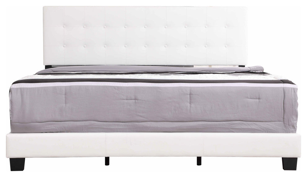 Caldwell Bed, White, King