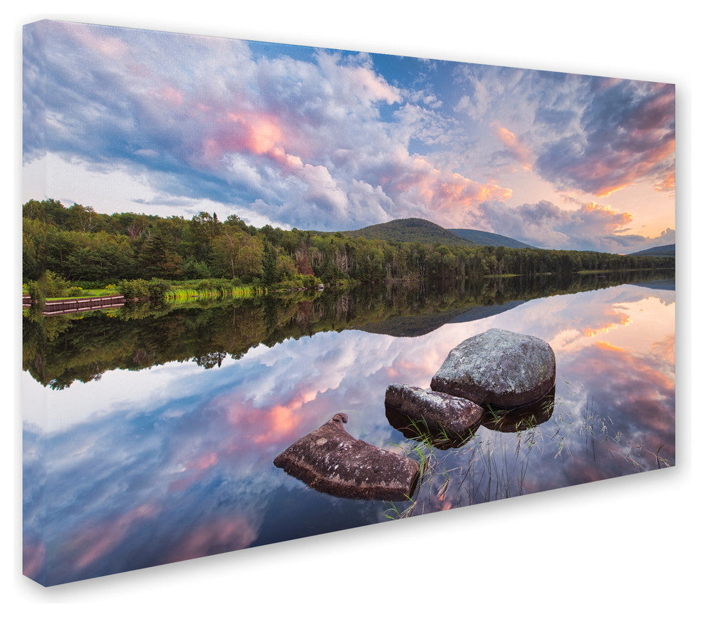 Michael Blanchette 'Cloud Mirror' Canvas Art, 19x12