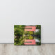 The Reflection of Wooddale Covered Bridge Canvas Wall Art Print, 12" X 16"