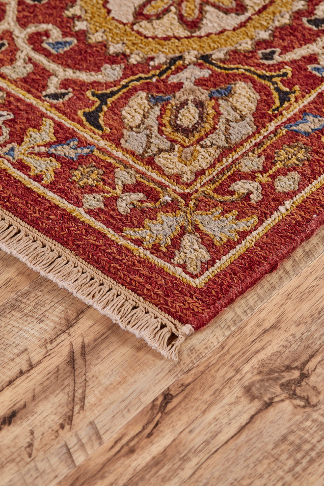 Weave & Wander Sulli Rug, Red, 2'x3'