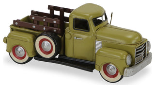 Hand-Painted Pickup Truck, Yellow