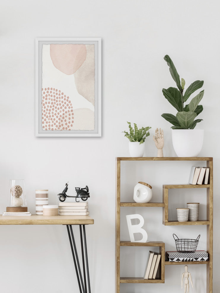 "Silent Expression" Framed Painting Print, 24x36