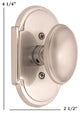 Palladian Plate Double Dummy set