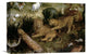 "The Land of Paradise (Detail)" Canvas Giclee by Jan Brueghel the Elder, 16"x11"