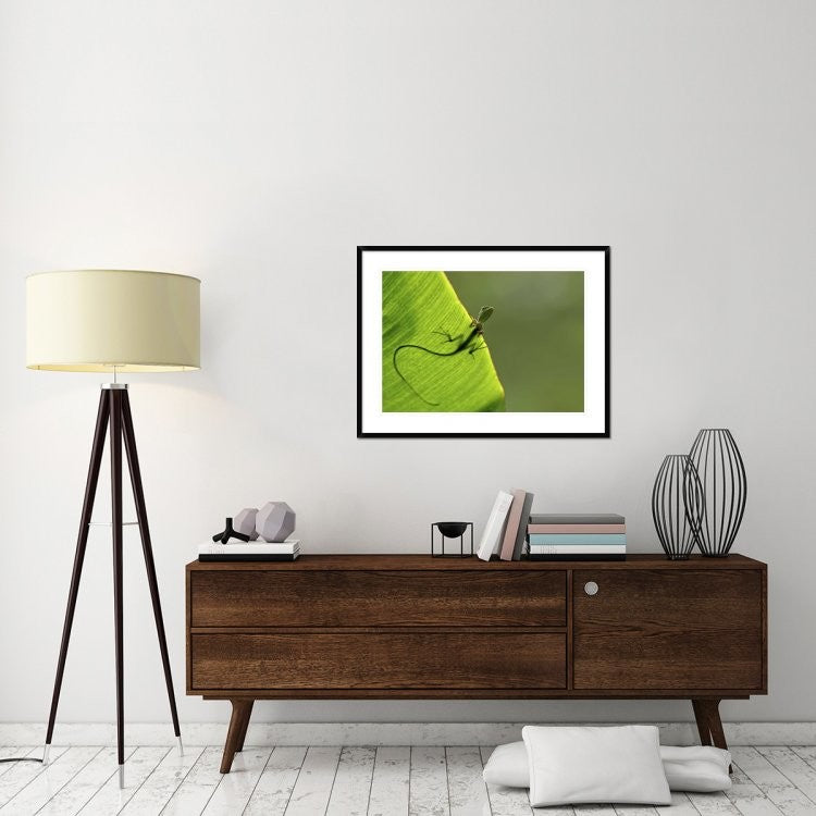 "Hallo" Framed Digital Print by Yoline Santosa, 38"x29"