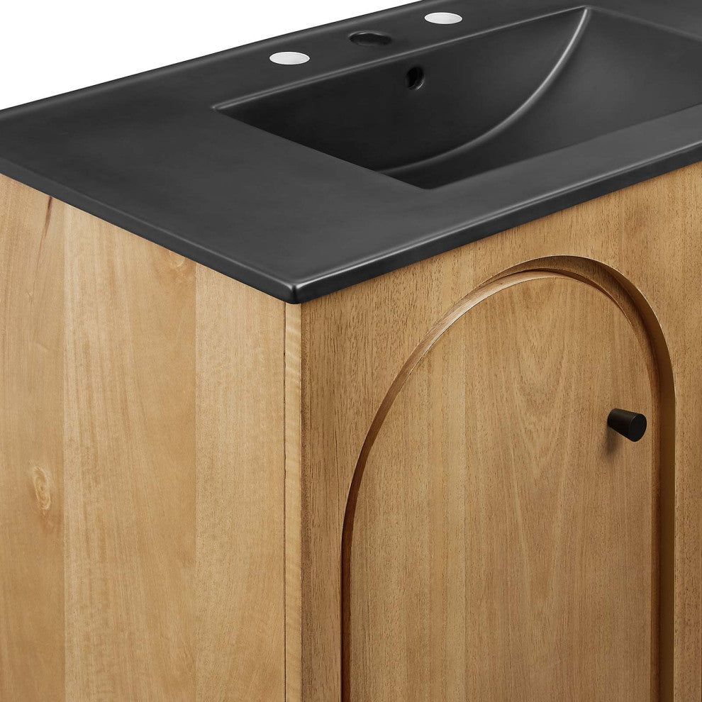 Appia 36" Bathroom Vanity - Oak Black