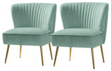 Upholstered Side Chair, Set of 2, Sage