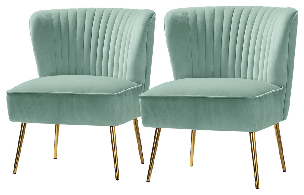 Upholstered Side Chair, Set of 2, Sage