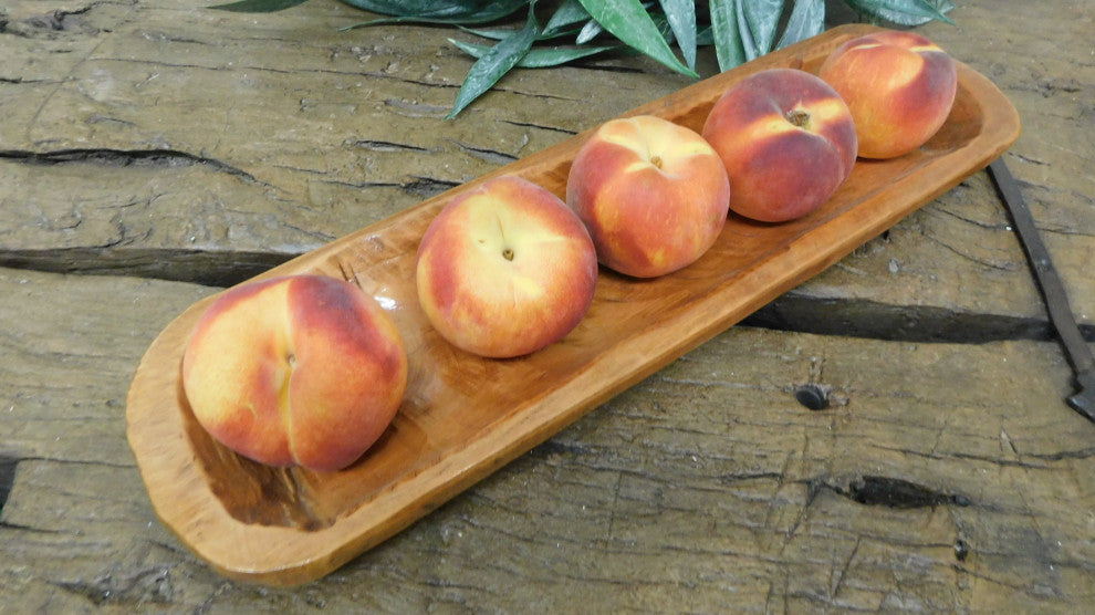 Food Safe Baguette Wood Dough Bowl, Small