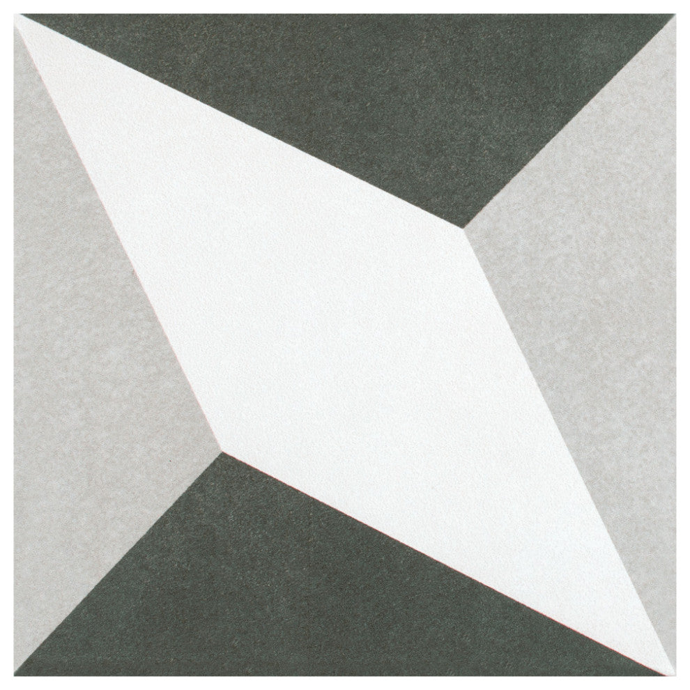 Twenties Ceramic Floor and Wall Tile, Diamond