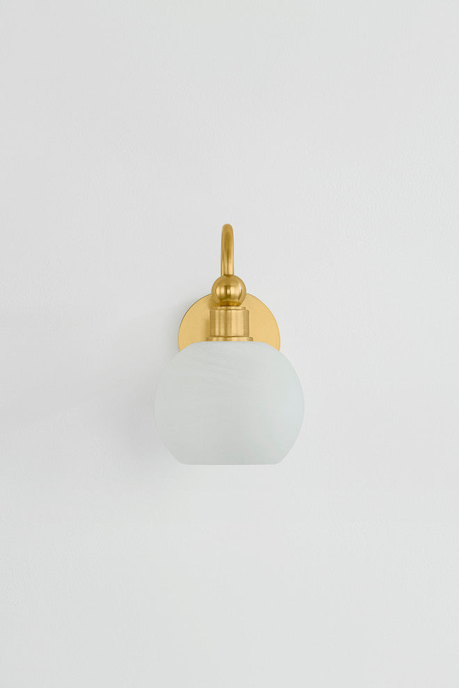 Mitzi Jerica Bath and Vanity Aged Brass