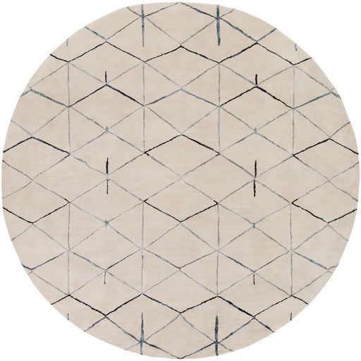 Hand Tufted Naya Round Area Rug NY-5267, 8' Round