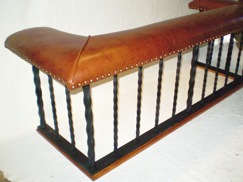 Square Dip English Fireplace Bench, Not Upholstered, 61x16x19, On-Hearth