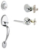 Active Handle Set, Zane Lever Interior Trim, Polished Stainless
