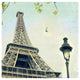 "Paris Eiffel Letter" Digital Paper Print by Sue Schlabach, 26"x26"