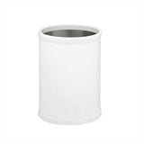 Kraftware Round Wastebasket, White