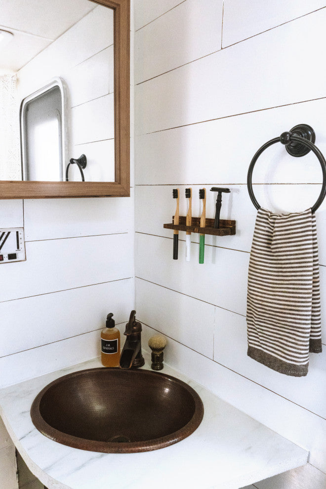 Schrodinger 17" Dual Flex Bathroom Sink in Copper