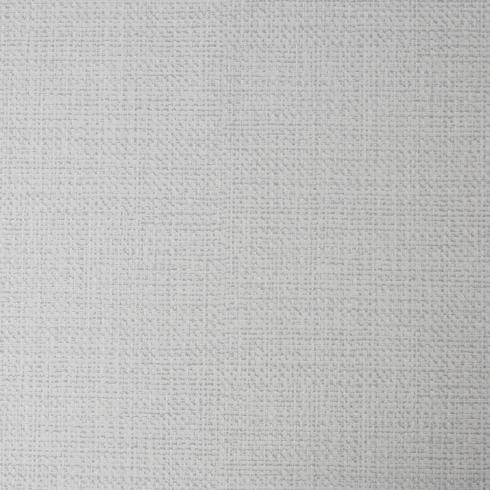 Linen Flat White Wallpaper