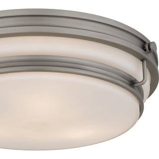 Quoizel QFL6776 Grafton 3 Light 16"W Flush Mount Ceiling Fixture - Antique