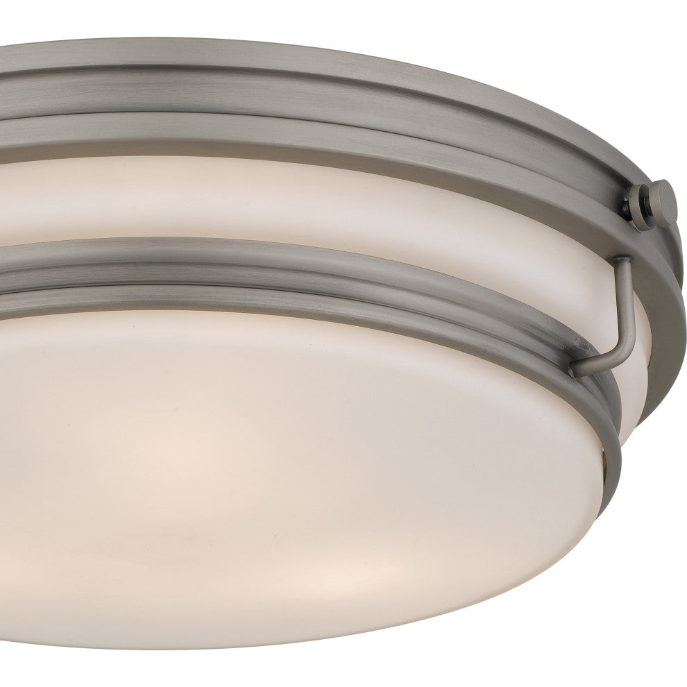 Quoizel QFL6776 Grafton 3 Light 16"W Flush Mount Ceiling Fixture - Antique