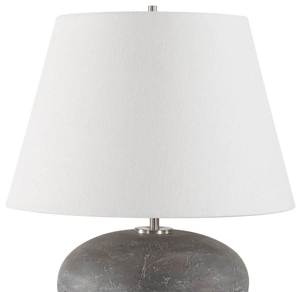 Uttermost Beckley Gray Stone Table Lamp