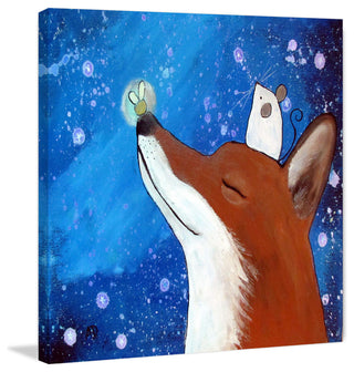 "Firefly on Nose" Painting Print on Wrapped Canvas