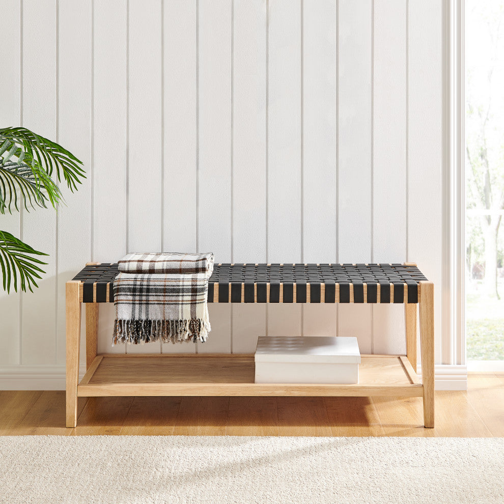 Marco PU Bench, Black