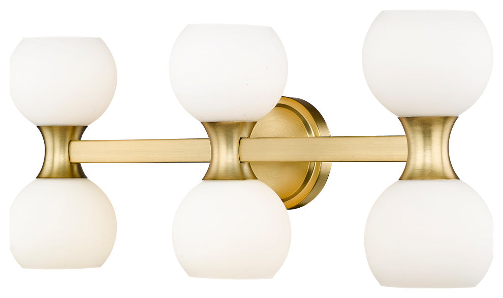 Z-LITE 6-Light Vanity, Modern Gold