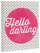 Deny Designs Allyson Johnson Hello Darling Dots Art Canvas