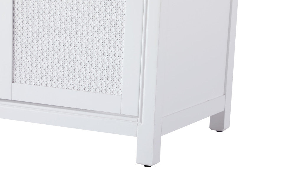 Home Living 60" Double Bathroom Vanity, White