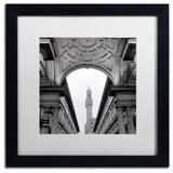 Alan Blaustein 'Firenze II' Art, Black Frame, White Mat, 16x16