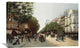 "Le Boulevard Des Italiens, Paris" Artwork, 36" x 23"