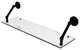 Prestige Monte Carlo 30" Floating Glass Shelf, Matte Black