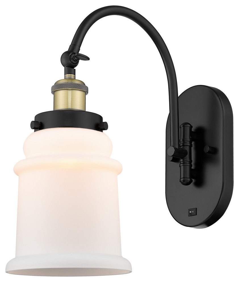 Innovations 918-1W-BAB-G181-LED 1 Light 6.5" Sconce, Black Antique Brass