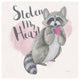 "My Furry Valentine I Sq" Digital Paper Print by Elyse DeNeige, 42"x42"