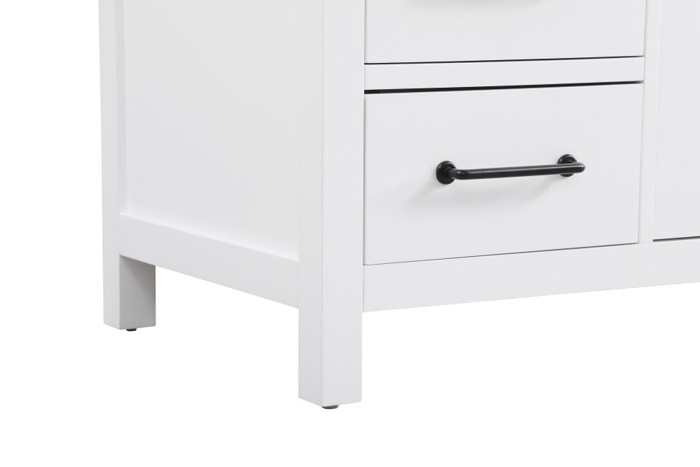 Home Living 48" Single Bathroom Vanity, White