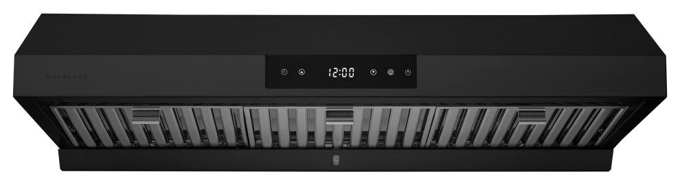 Hauslane | Chef Series PS18 Under Cabinet Kitchen Range Hoods, Matte Black, 36"