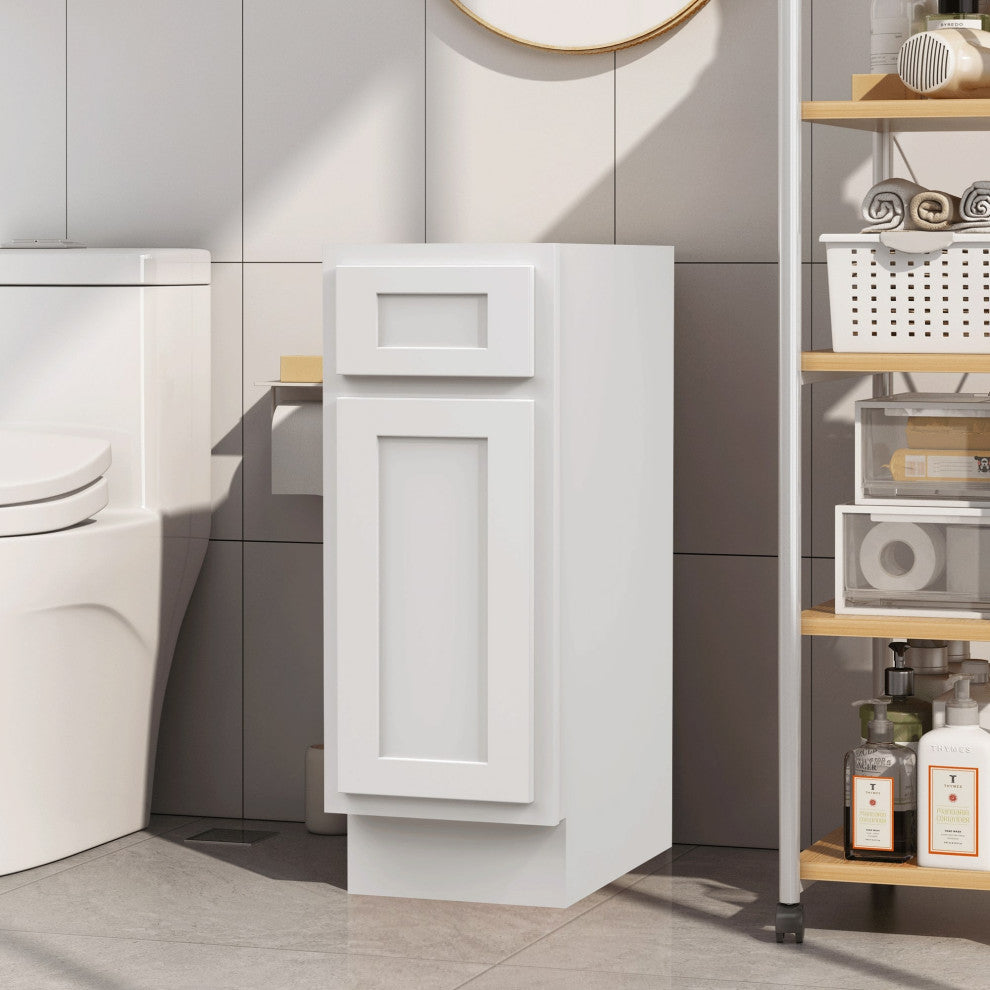Vanity Art Vanity Cabinet Only, 12", White