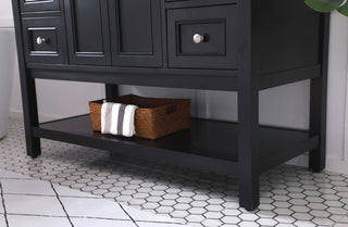 Matilda 48" Single Bathroom Vanity Set, Black