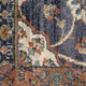 Jordan Bea Power-Loomed Polypropylene Area Rug, Navy Blue, 5'3"x7'6"