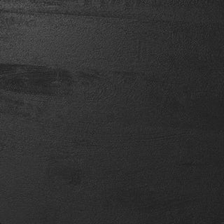 Robbie Solid Mango Wood Accent Table, Black