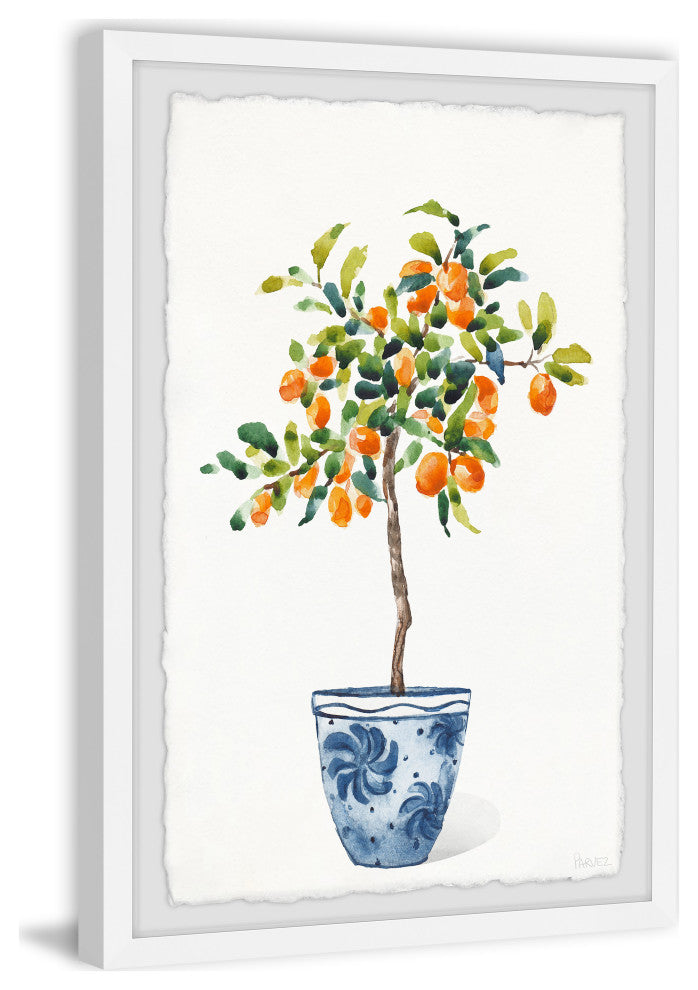 "Decorative Pot" Framed Painting Print