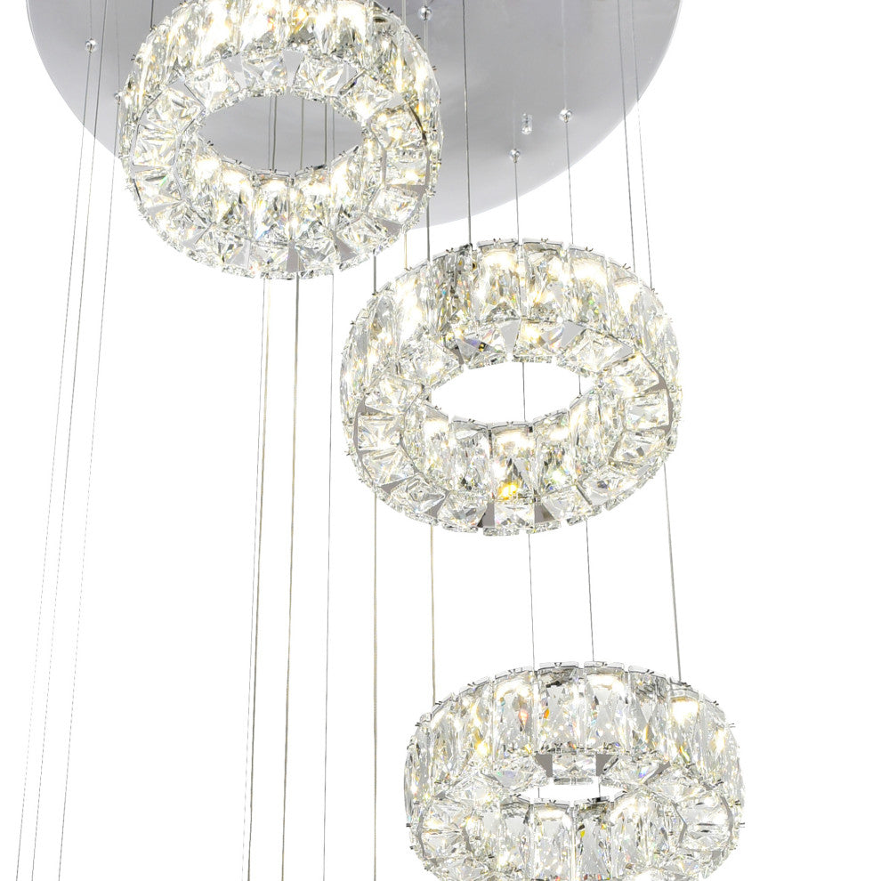 Madeline LED Chandelier With Chrome Finish